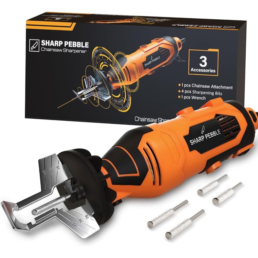 High-Performance Chainsaw Sharpener with Adjustable Speed for Efficient Results